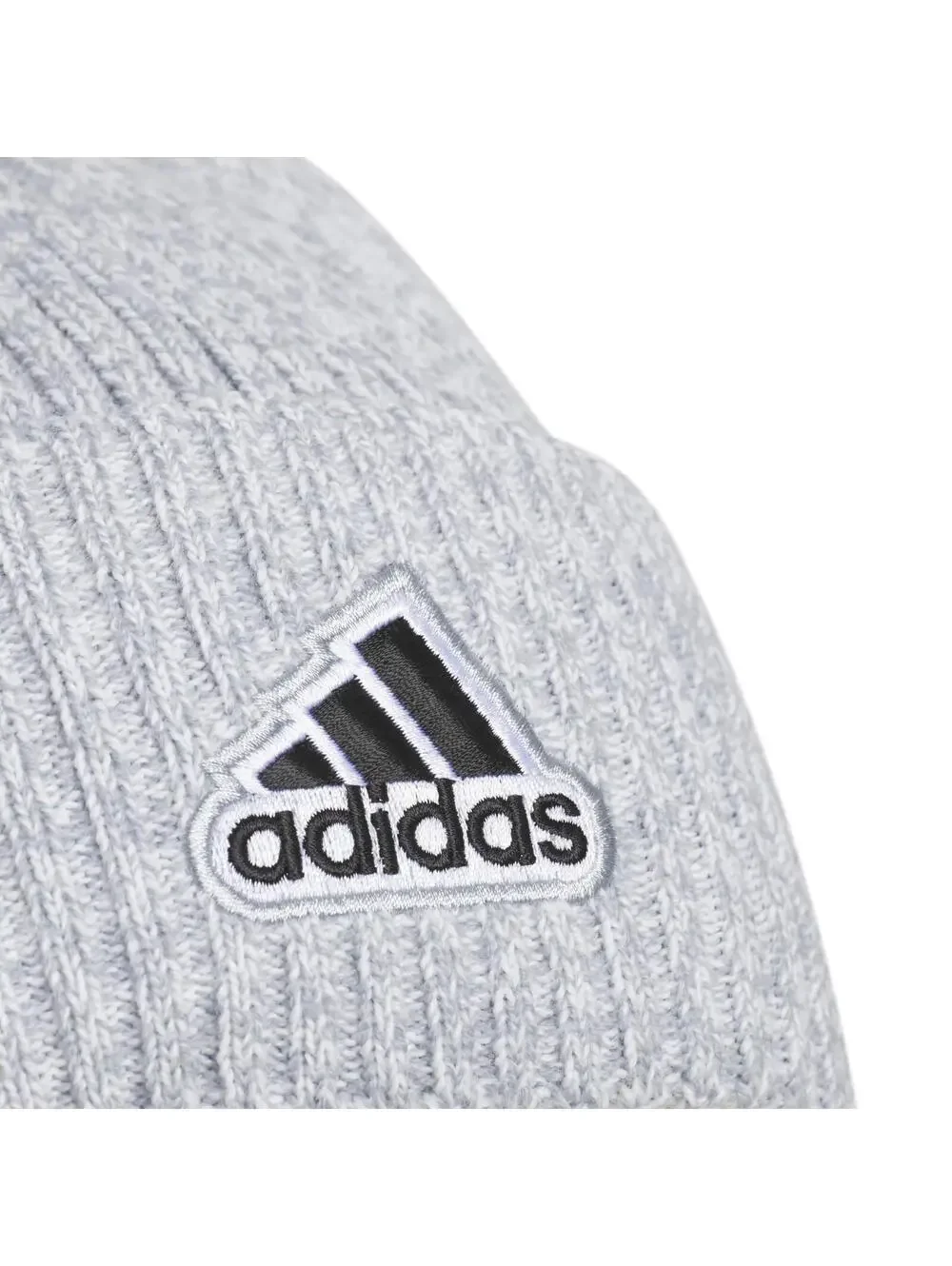 adidas Men's Recon Ballie Beanie with Pom Cuffed Fleece-Lined 983618-B